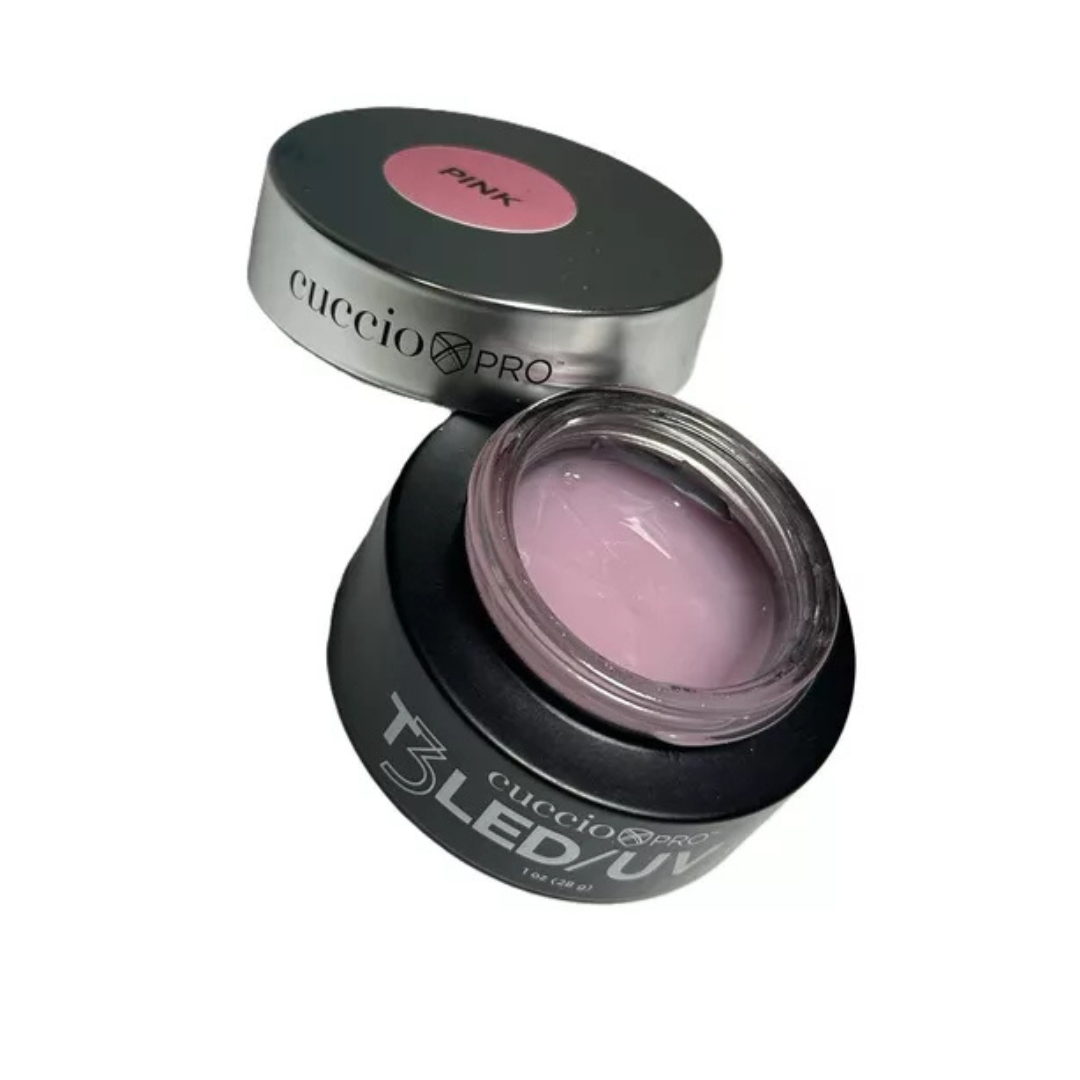 GEL T3 CONTROLLED LED/UV ROSA (PINK) 28G CUCCIO PRO