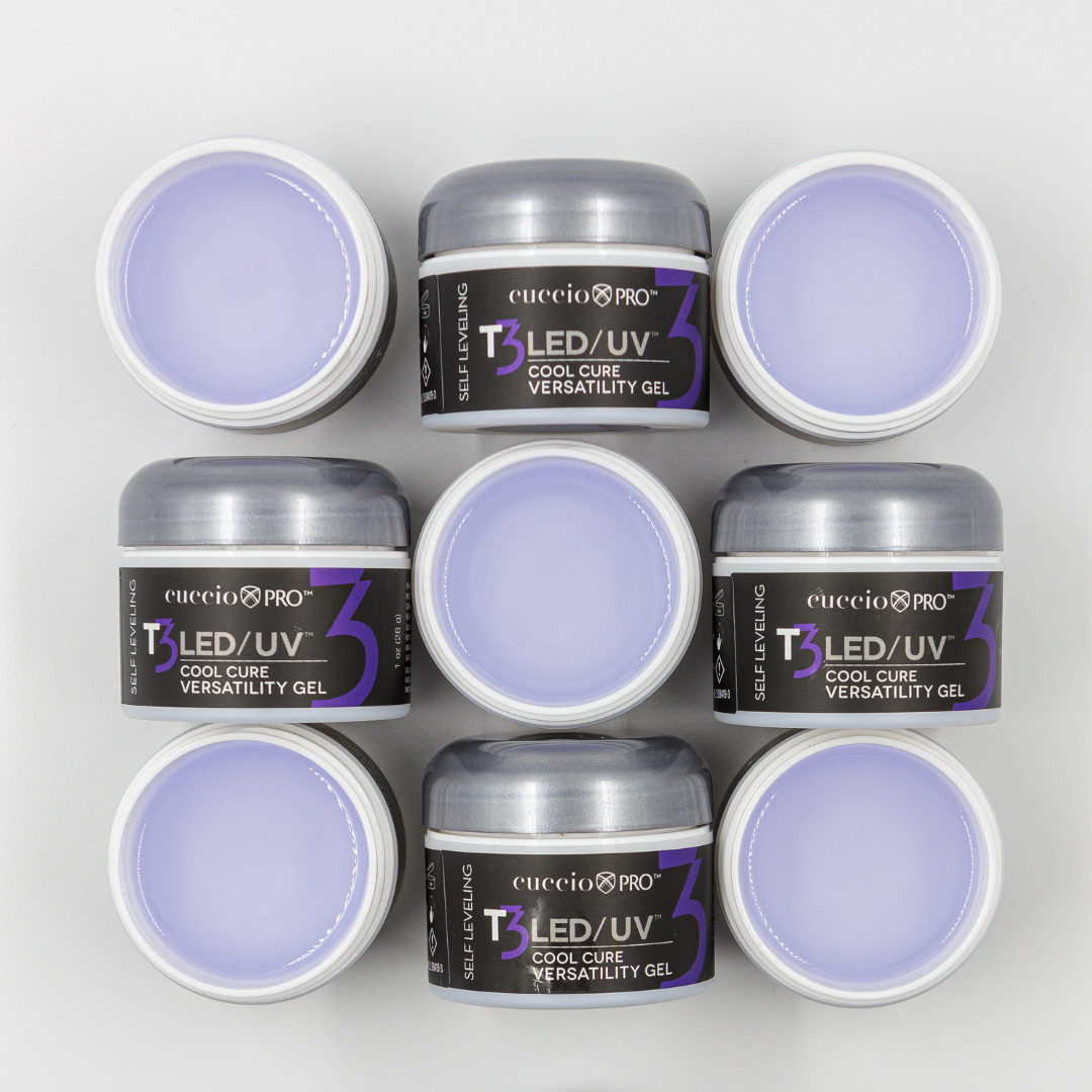 GEL T3 SELF LEVELING VERSÁTIL LED/UV INCOLOR (CLEAR) 28G CUCCIO PRO
