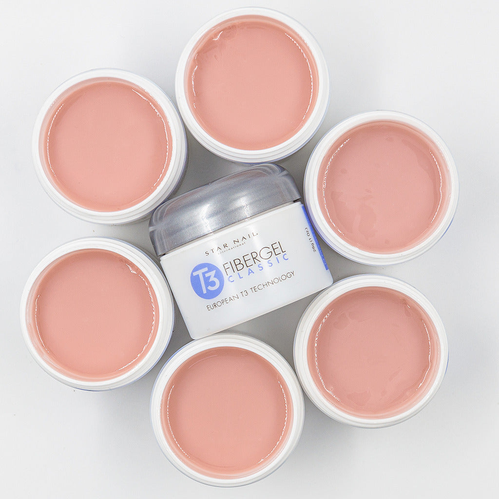 GEL T3 FIBERGEL LED/UV FLORES DO BRASIL LÍRIO 28G STAR NAIL