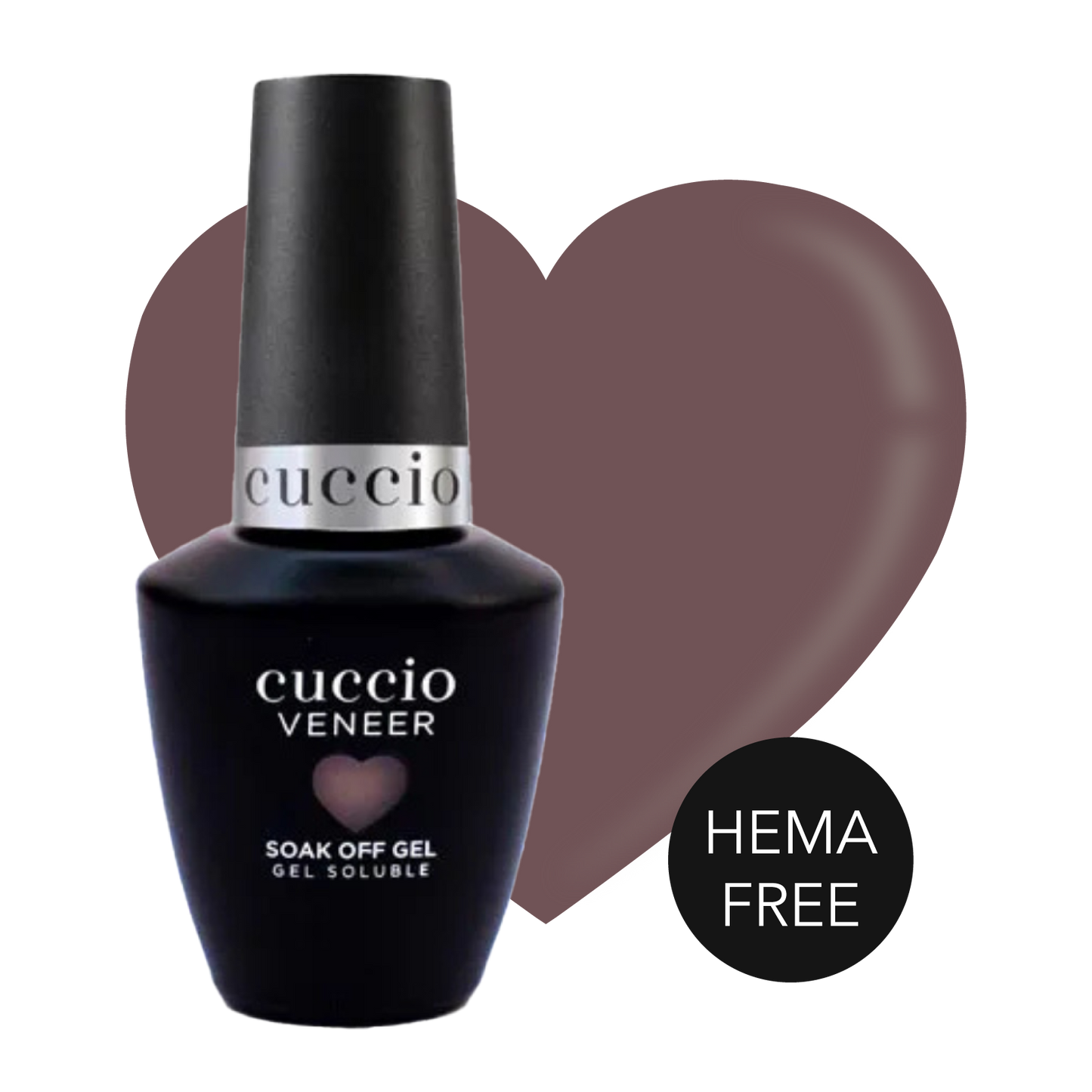 DEEP BROWN CVHF034 ESMALTE HEMA FREE VENEER 13ML CUCCIO