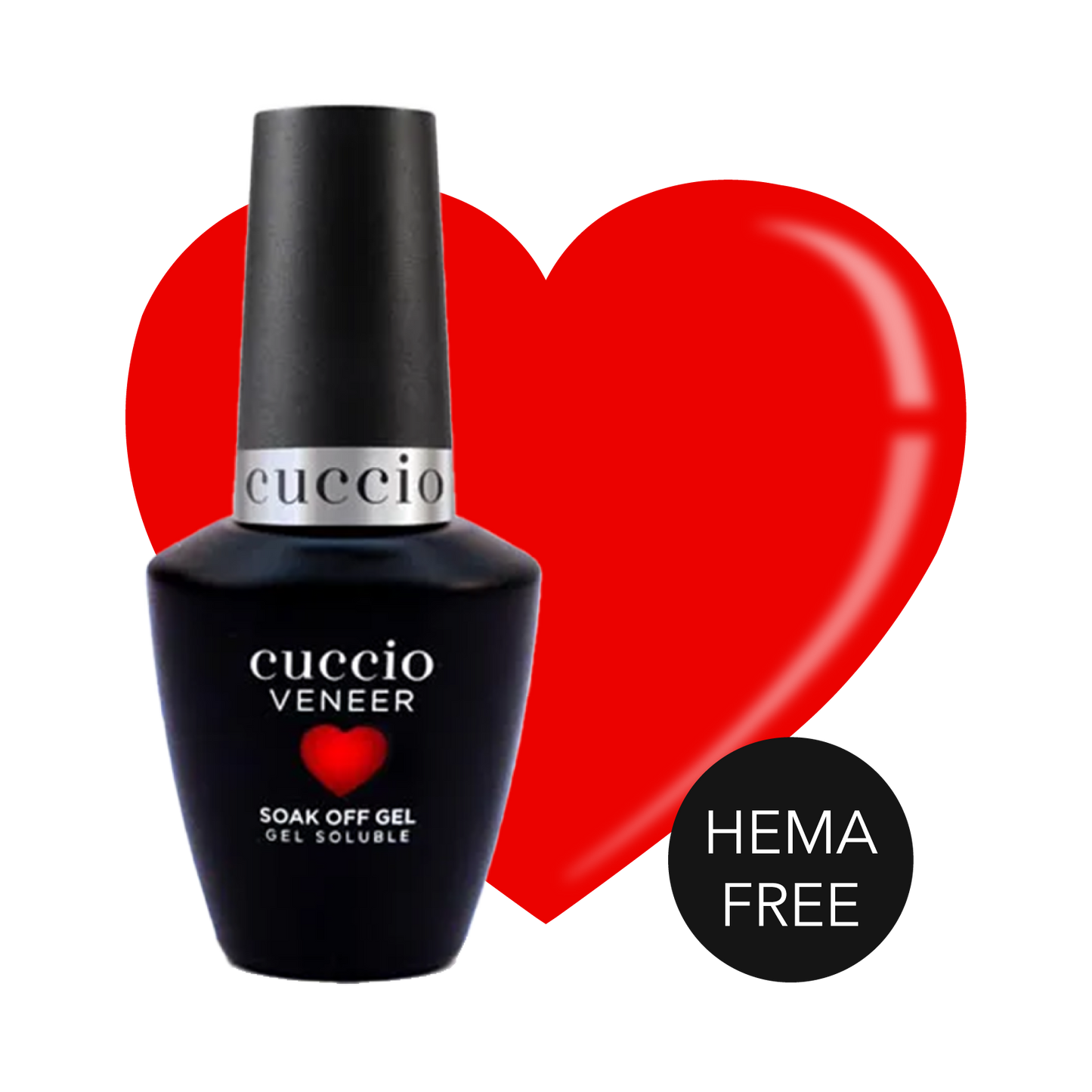 CADMIUM RED CVHF069 ESMALTE HEMA FREE VENEER 13ML CUCCIO