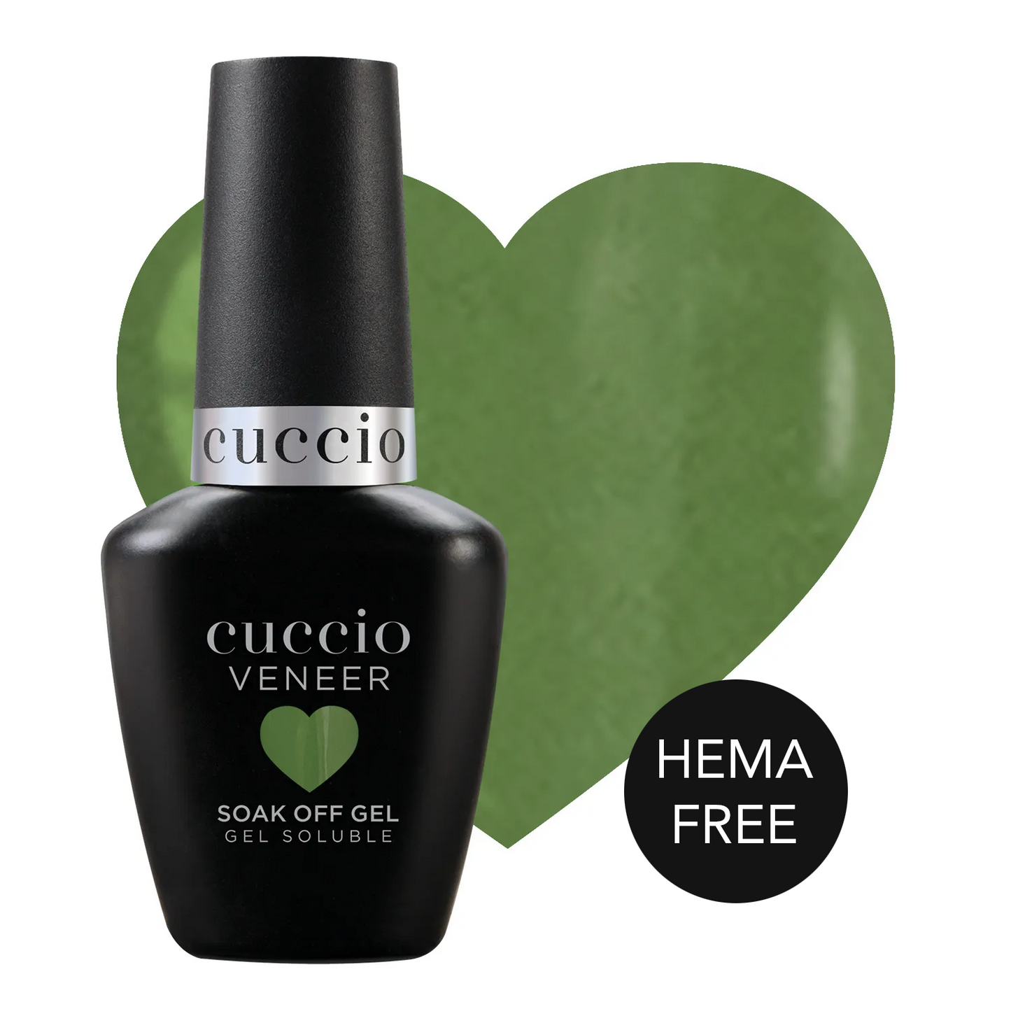 OLIVE GREEN CVHF042 ESMALTE HEMA FREE VENEER 13ML CUCCIO