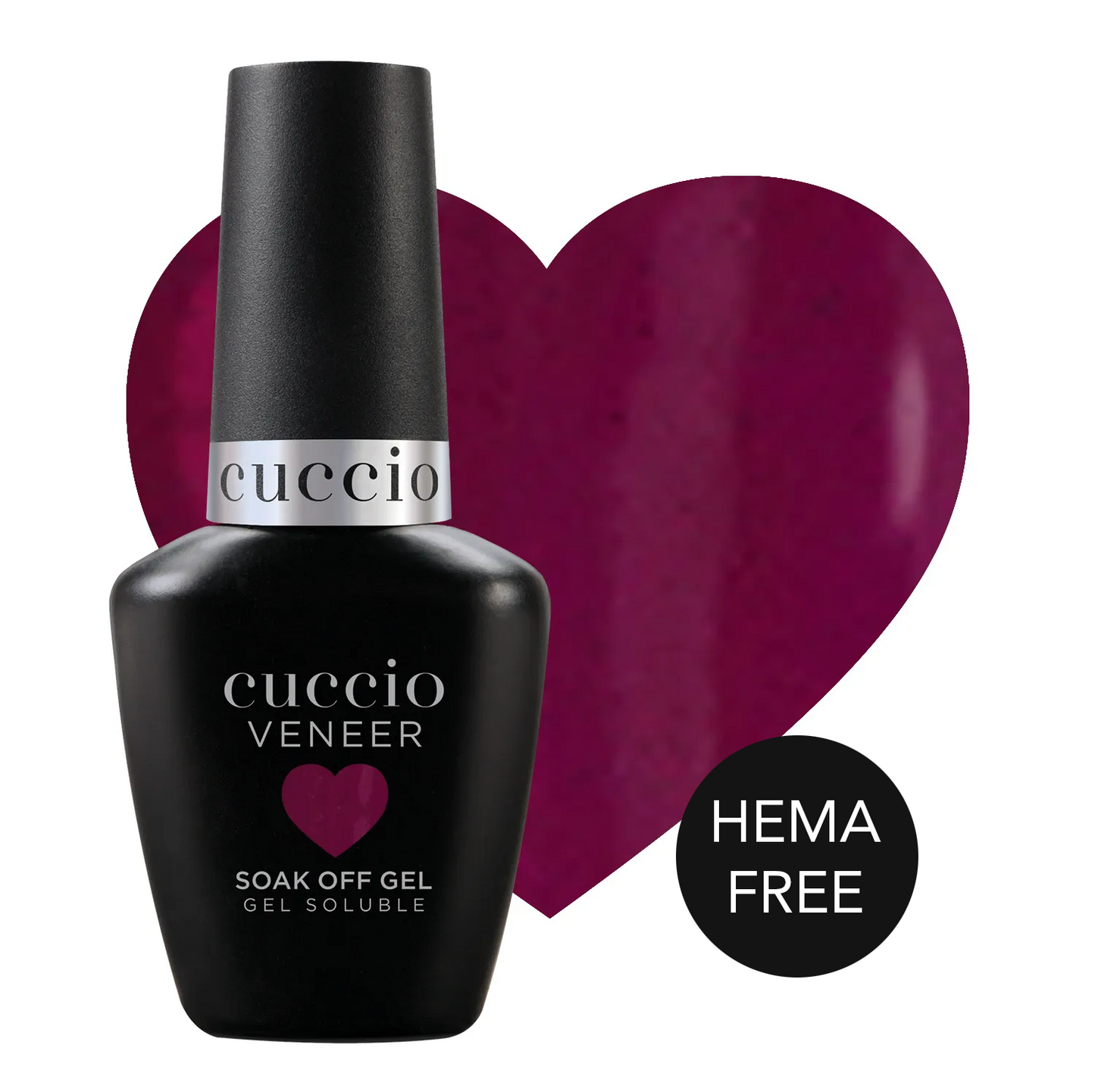 RICH PURPLE CVHF074 ESMALTE HEMA FREE VENEER 13ML CUCCIO