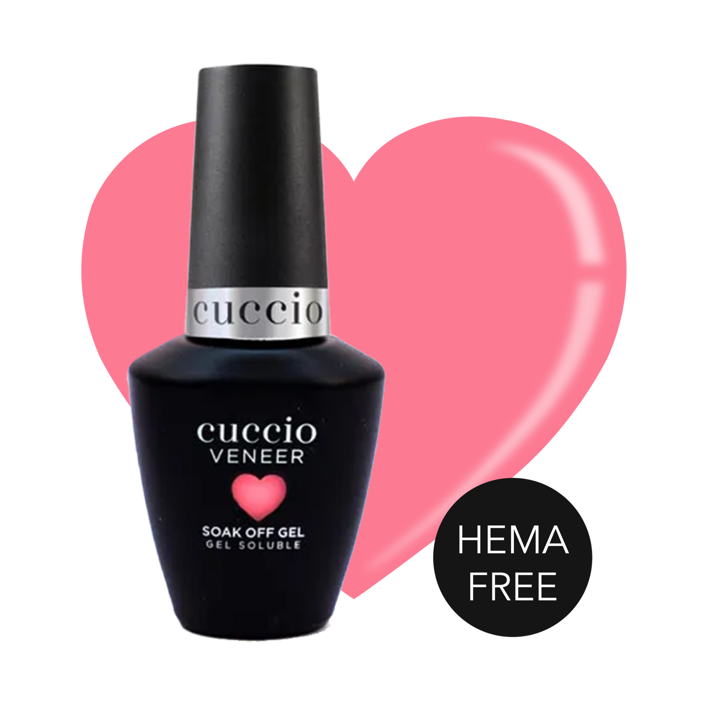ROSE PINK CVHF006 ESMALTE HEMA FREE VENEER 13ML CUCCIO
