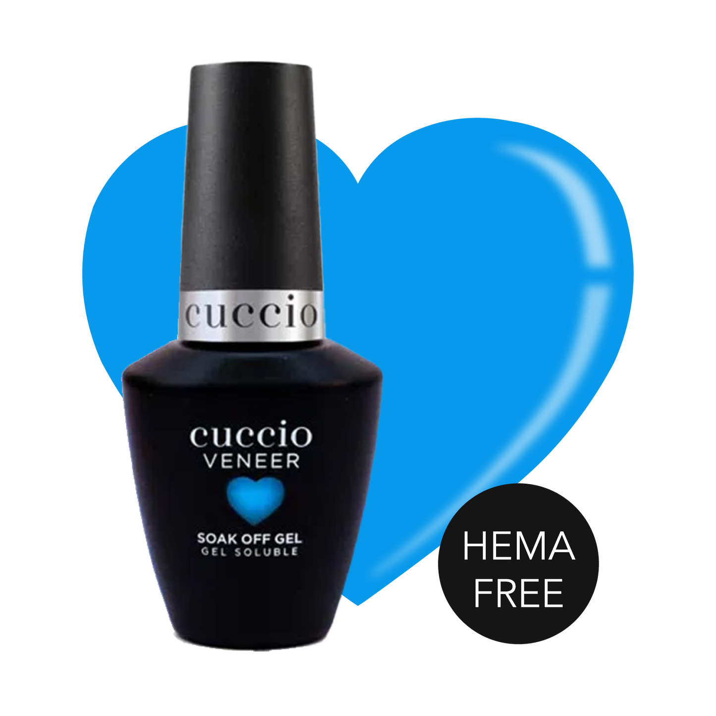 SKY BLUE CVHF010 ESMALTE HEMA FREE VENEER 13ML CUCCIO