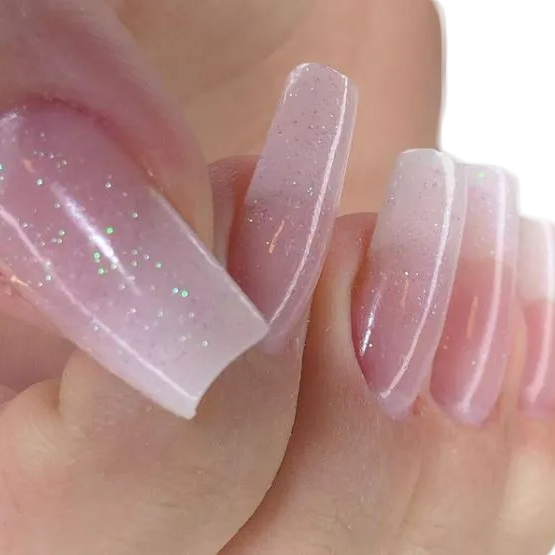 GEL T3 SHIMMERIZE UV INCOLOR COM GLITTER (CLEAR) 28G CUCCIO PRO