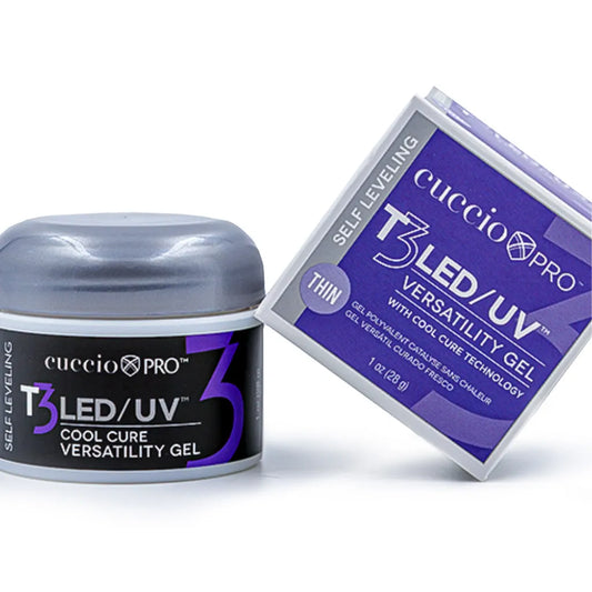 GEL T3 SELF LEVELING VERSÁTIL LED/UV INCOLOR (CLEAR) 28G CUCCIO PRO