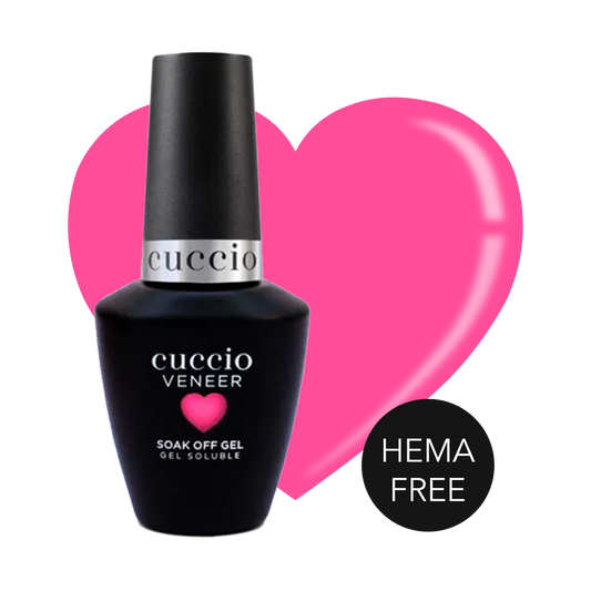 NEON FUCSIA CVHF007 ESMALTE HEMA FREE VENEER 13ML CUCCIO