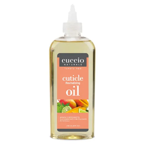 ÓLEO HIDRATANTE DE CUTÍCULA 240ML MANGA E BERGAMOTA (MANGO E BERGAMOT) CUCCIO NATURALÉ