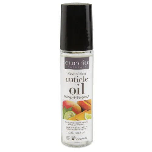 ÓLEO HIDRATANTE CUTÍCULA ROLLON 10ML MANGA E BERGAMOTA (MANGO E BERGAMOT) CUCCIO NATURALÉ